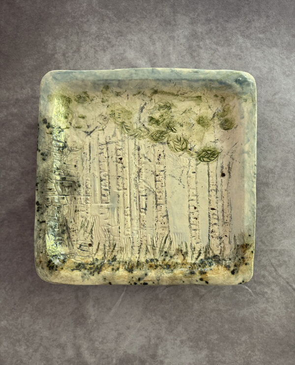 Summer Birch Tree Platter