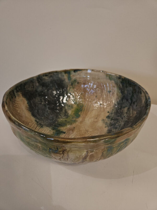 Medium Wood & Bark Bowl
