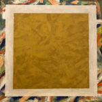 Yellow Ochre Square on White