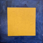 Yellow Ochre on Blue