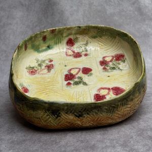 Square Strawberry Bowl