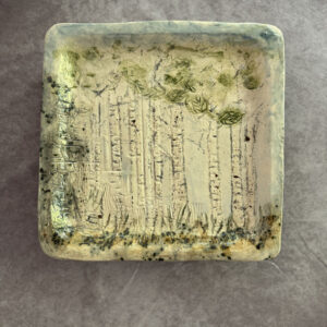 Summer Birch Tree platter