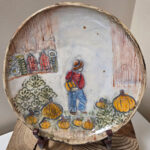 Boy with Pumpkins