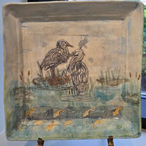Square Heron Plate