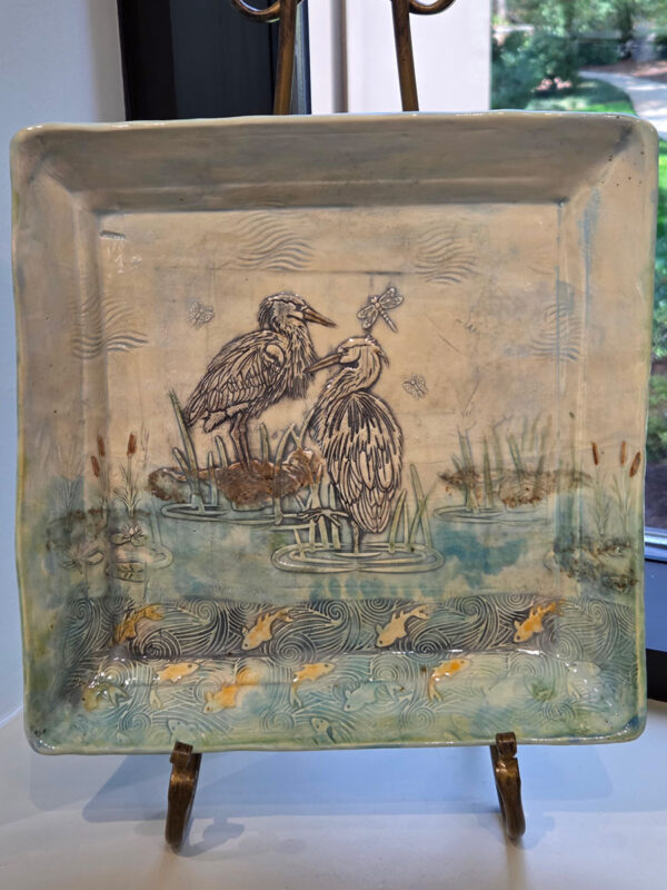 Square Heron Plate
