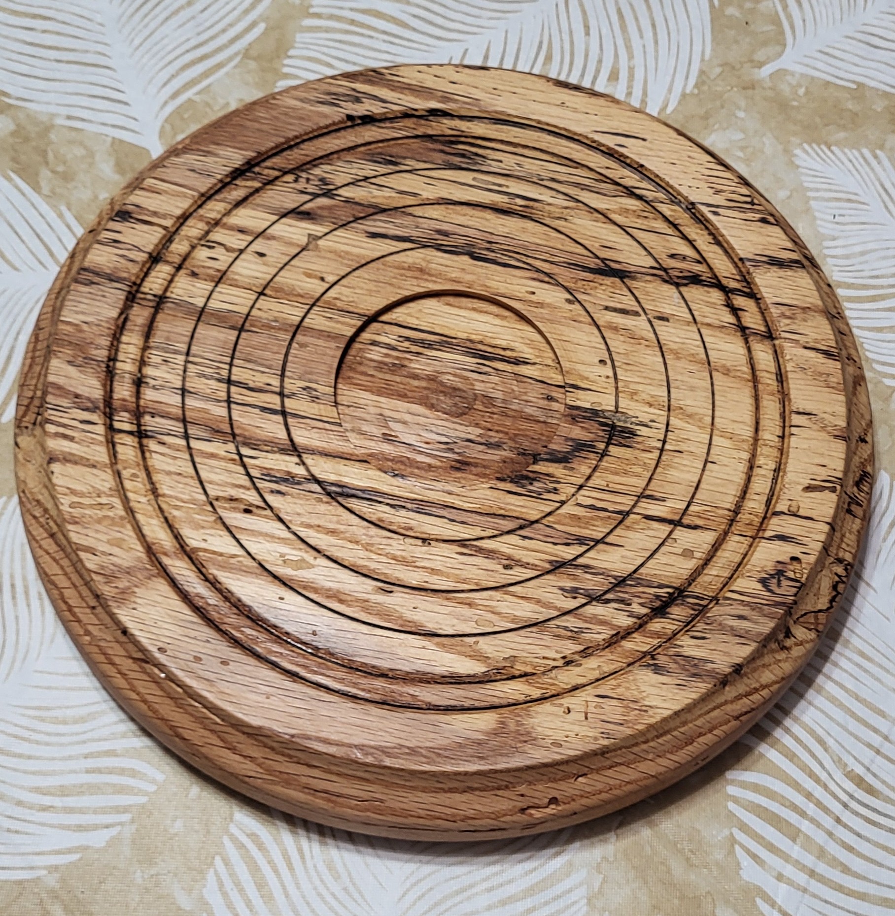 Spalted White Oak Trivet / Fruit Platter - Image 2